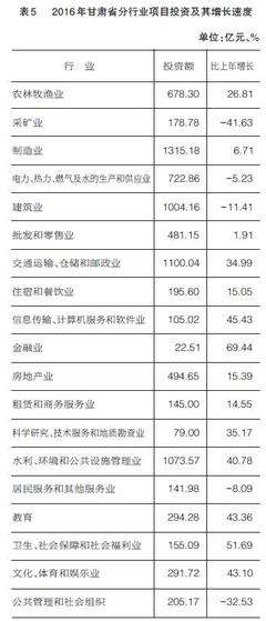 2016年甘肅省軟件和信息技術(shù)服務(wù)業(yè)投資與管理分析